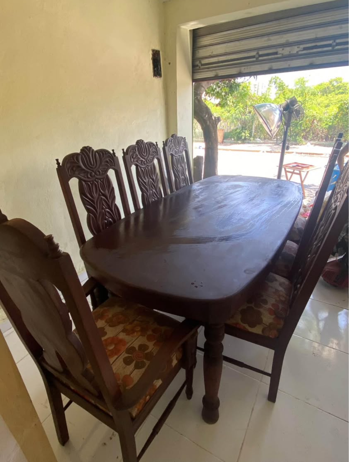 muebles y colchones - Comedor Caoba Centenaria