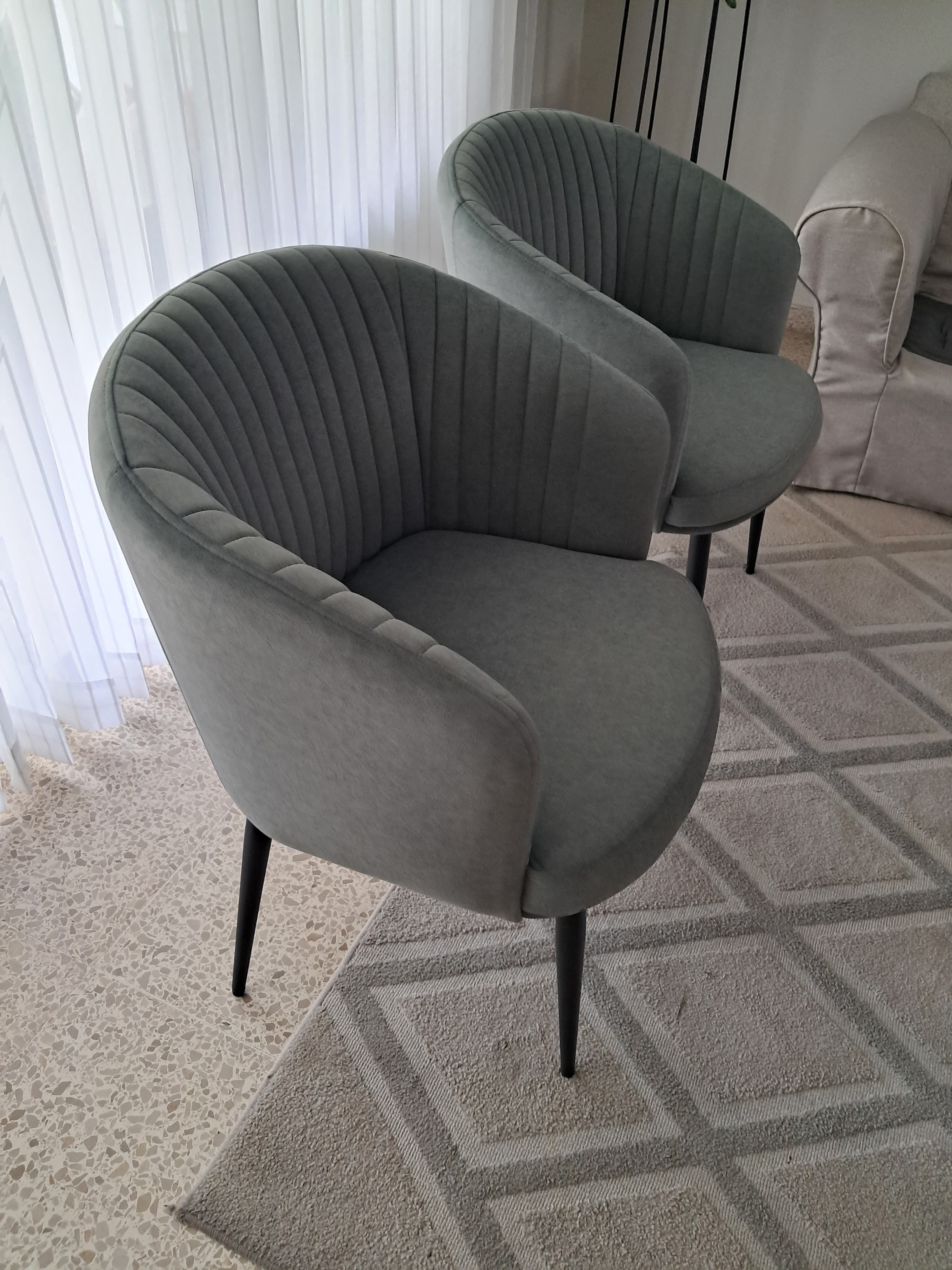 muebles y colchones - Silla color verde 2