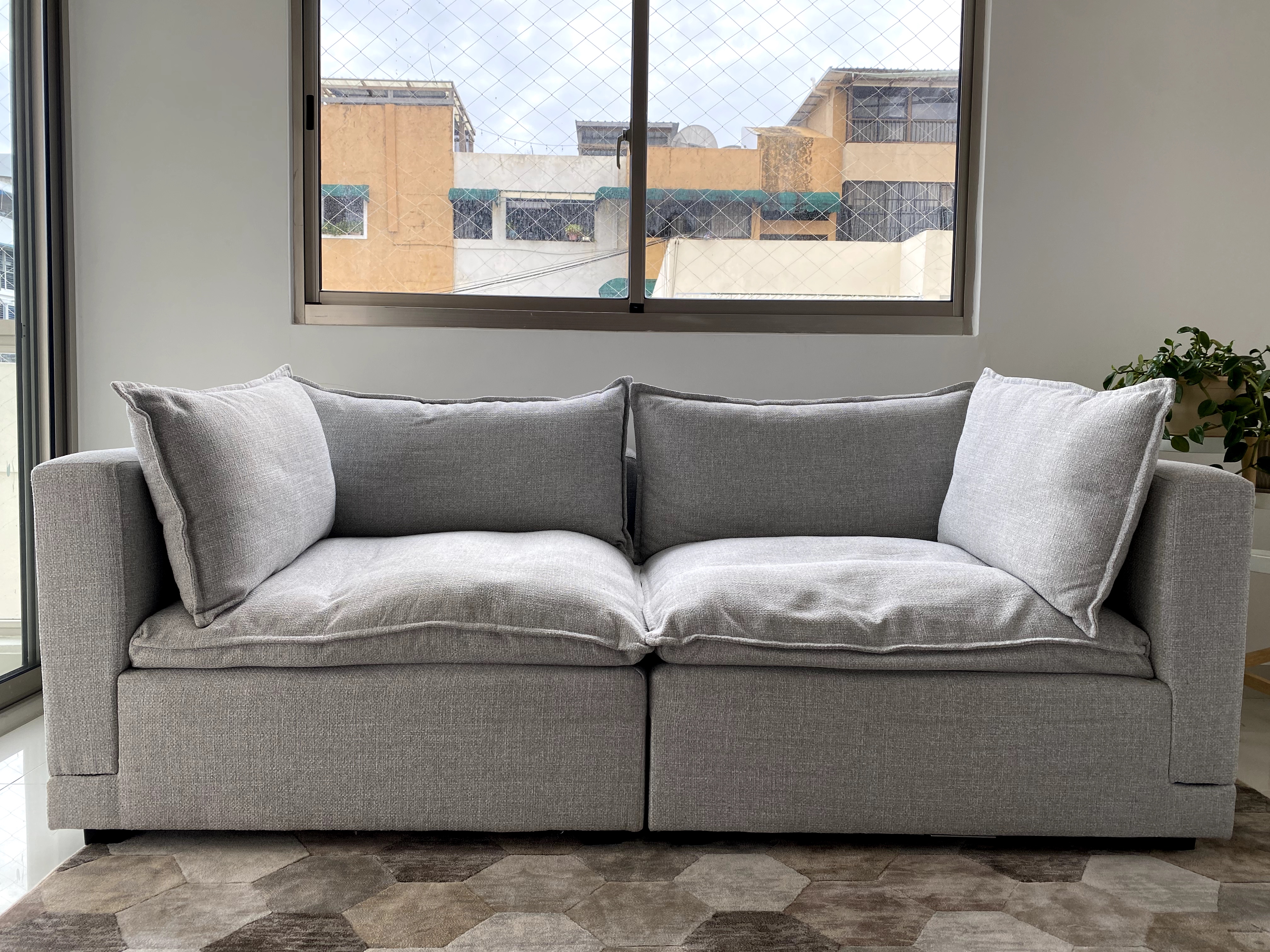 muebles y colchones - Mueble de lujo modular de plumas con almacenaje 2