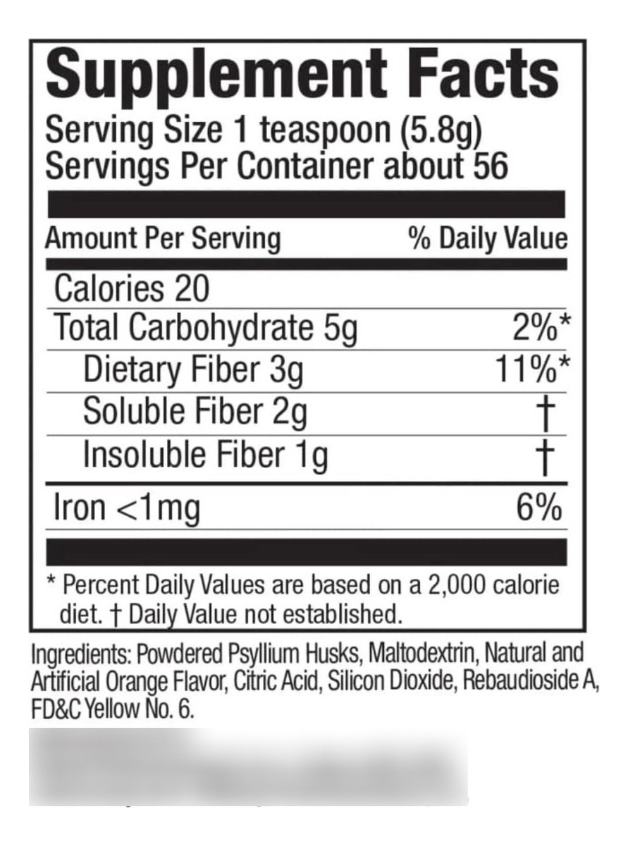 Salud y Equipamiento Médico - Daily Psyllium 324 Gramos 1