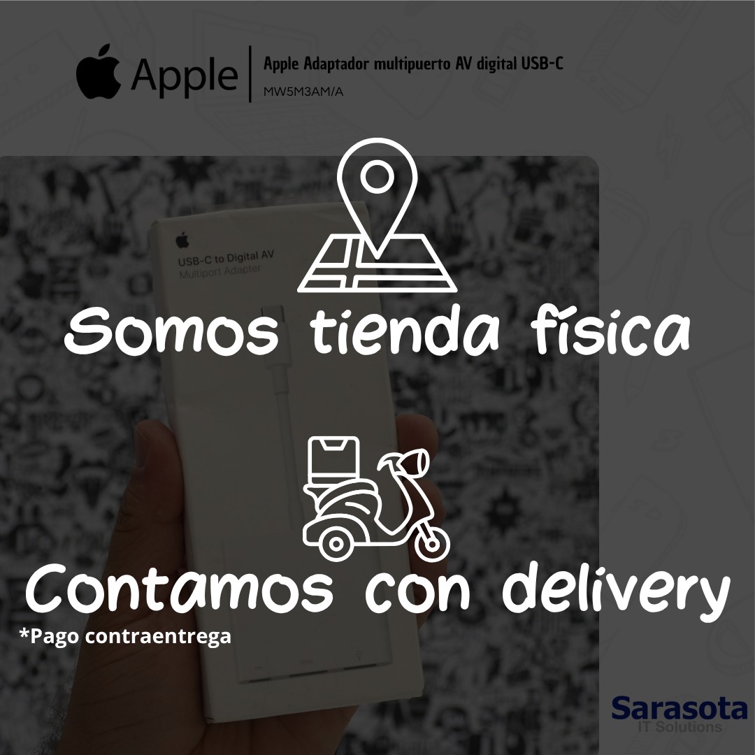 accesorios para electronica - Adaptador multipuerto de USB-C a AV digital Apple 2