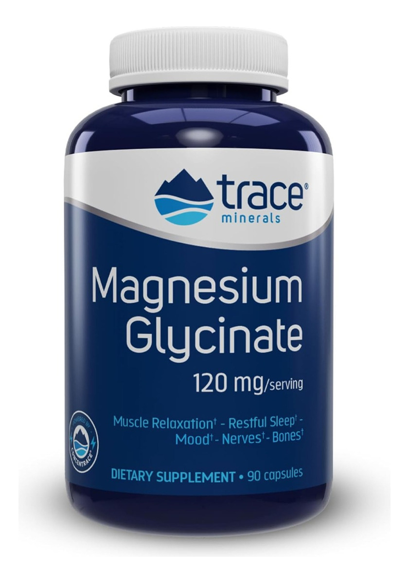 Salud y Equipamiento Médico - Glicinato Magnesio 90 caps 120 mg 0