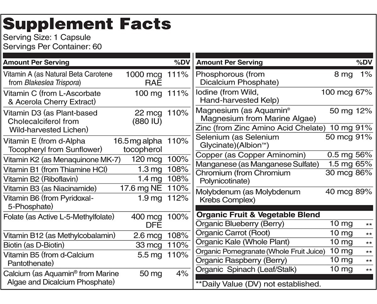 Salud y Equipamiento Médico - Multivitaminico 60 Cap Naturelo 1