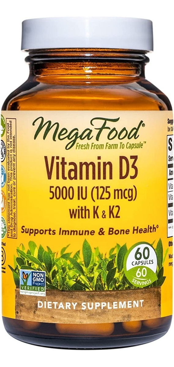 Salud y Equipamiento Médico - Vitamina D3 125 Mcg Megafood 0