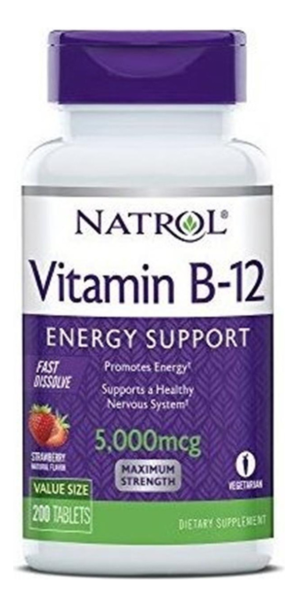 Salud y Equipamiento Médico - Natrol Vitamina B12, Tabletas De Disolucion Rapida, Promueve 0