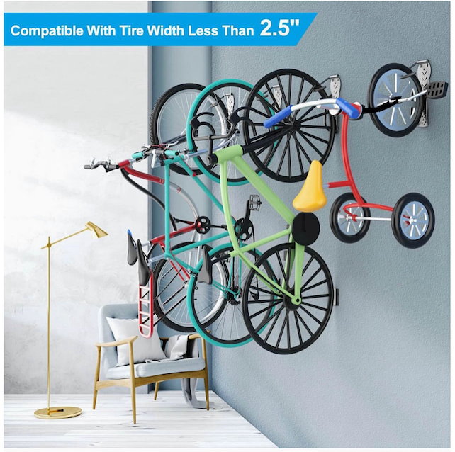 bicicletas y accesorios - Rack para colgar bicicleta a la pared  7