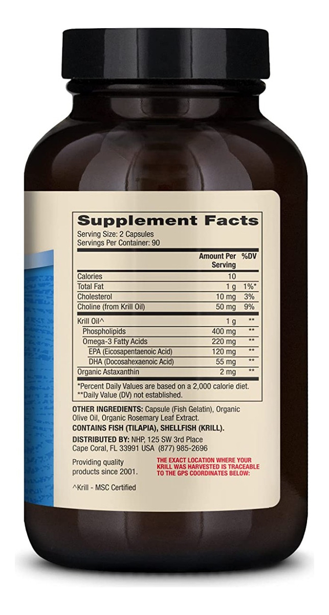 Salud y Equipamiento Médico - Aceite De Krill - Dr. Mercola. - U - Unidad A $3444 1