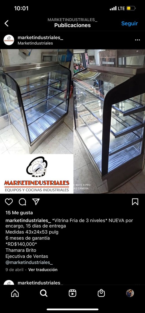 equipos profesionales - Vitrinas Fría, Caliente y Temperatura Ambiente  4