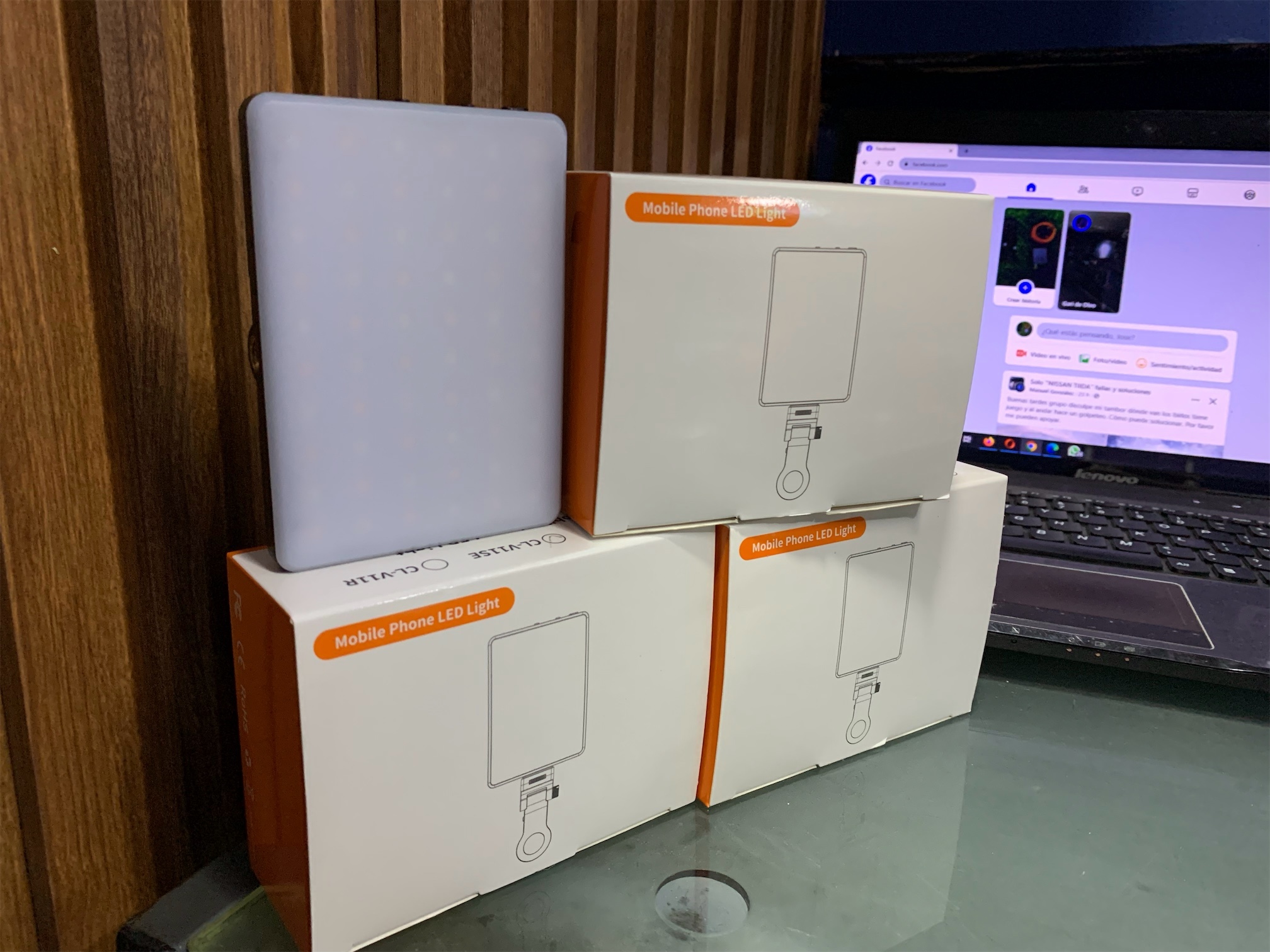 celulares y tabletas - luces LED para celulares  120LED recargable  2