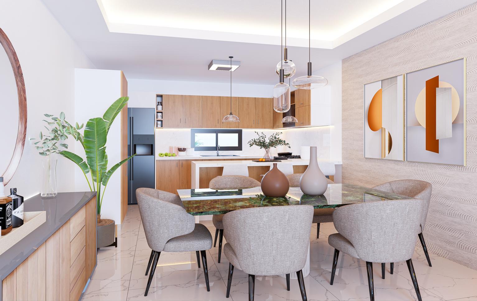 apartamentos - Apartamentos en venta en Bella's Residence III - Llanos de Gurabo, Santiago 6