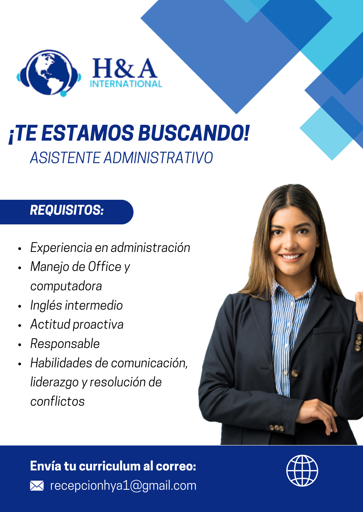 empleos disponibles - Asistente Administrativo 0