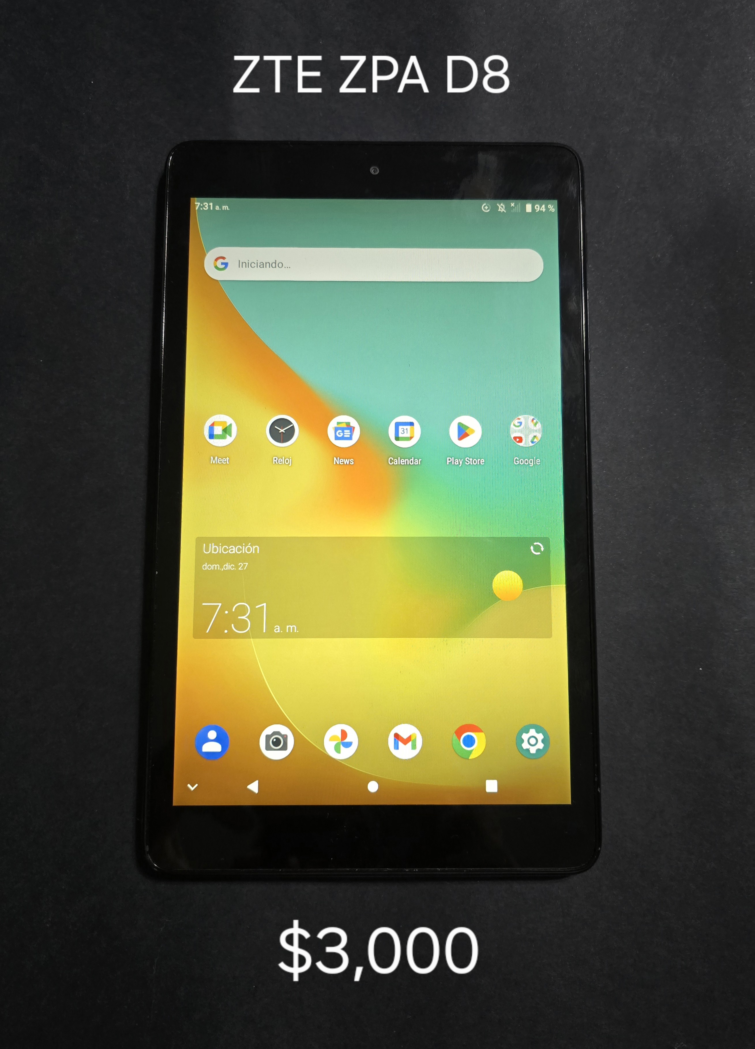 celulares y tabletas - Tablet zte zpad d8  0