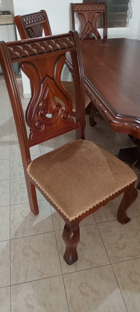 muebles y colchones - Comedor 6 sillas en Caoba 0