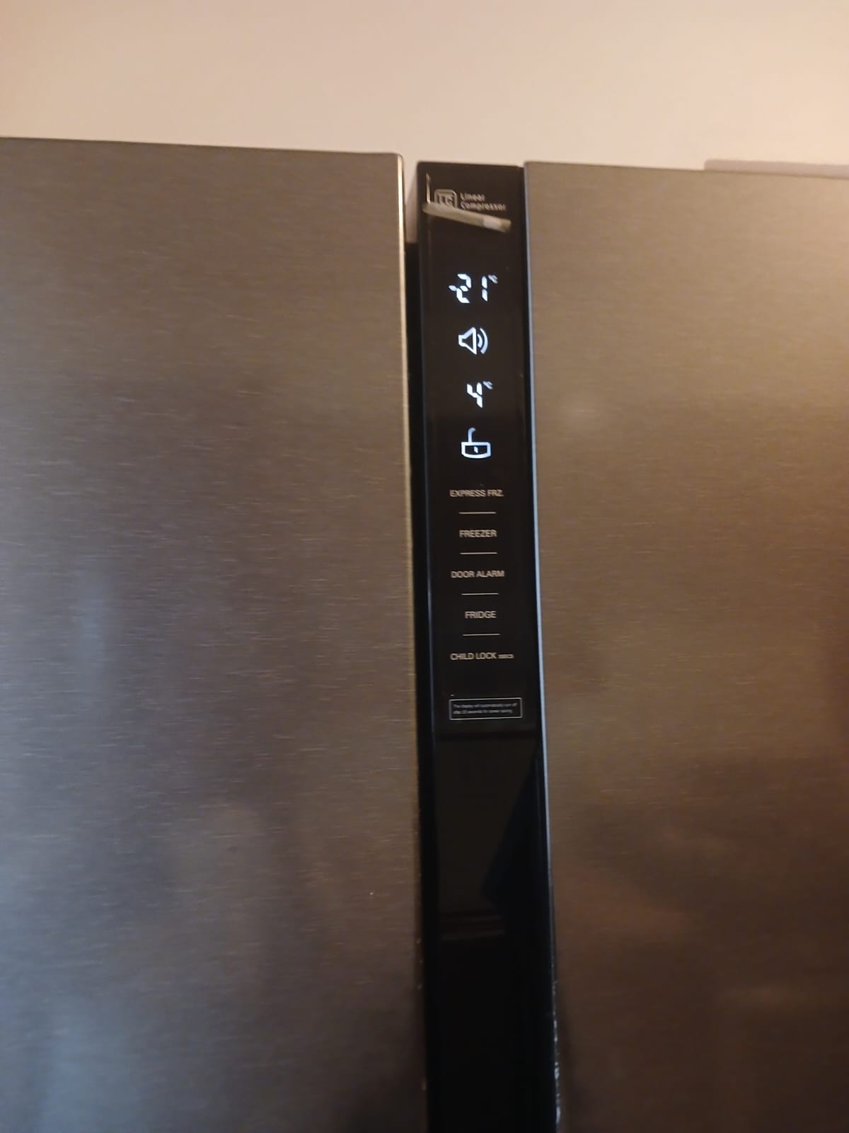 electrodomesticos - Nevera LG inverter, 2 puertas. Pantalla LED táctil