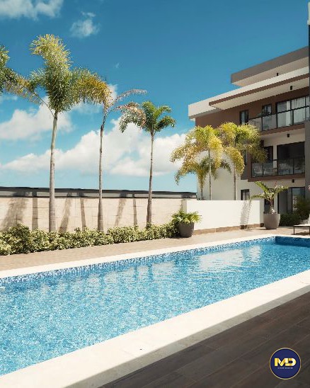 apartamentos - Bávaro Punta Cana, Apartamentos nuevos 3 hab, patio y piscina desde USD$166,000 9