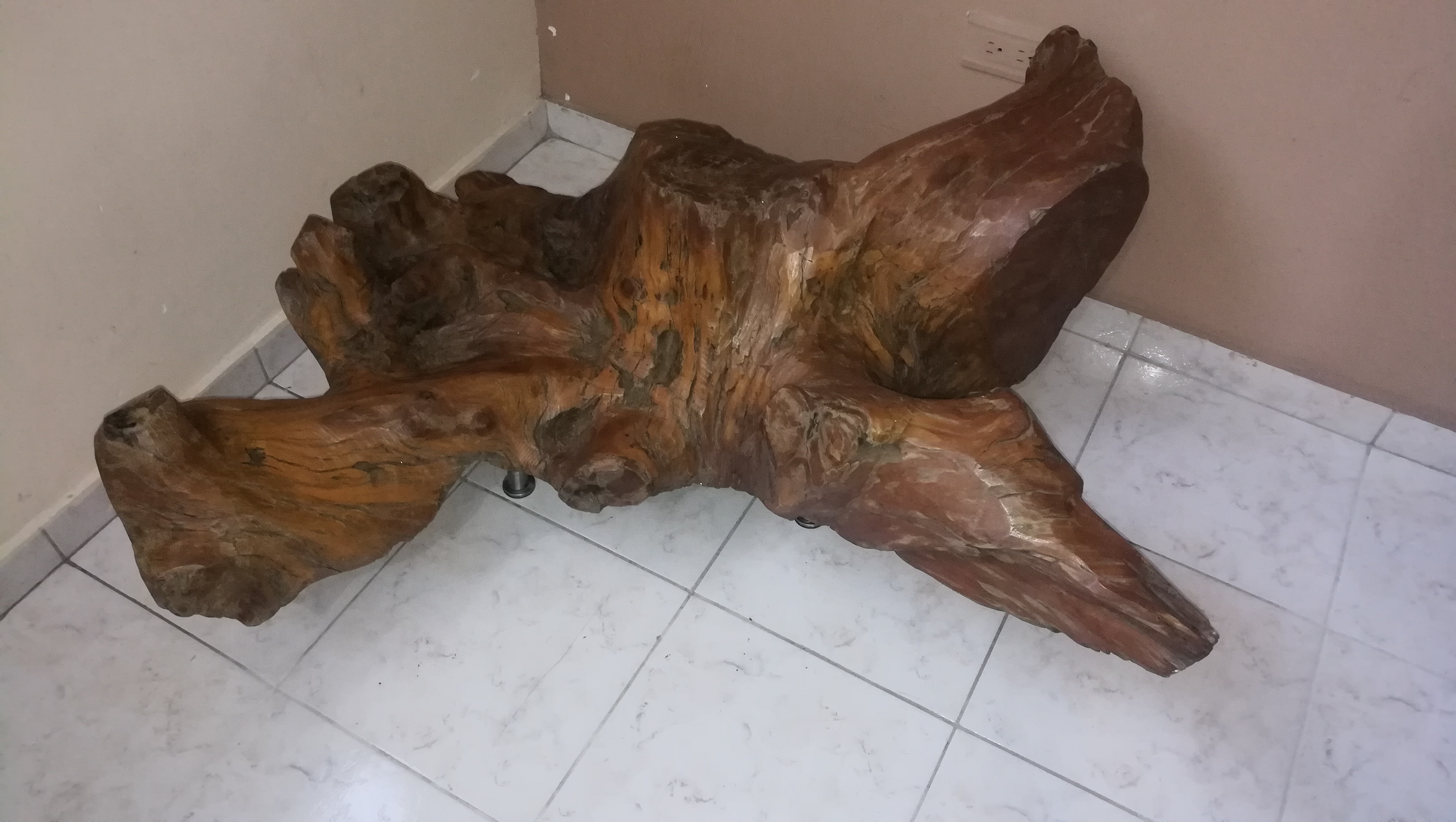 muebles y colchones - Mesa Tronco Natural 1