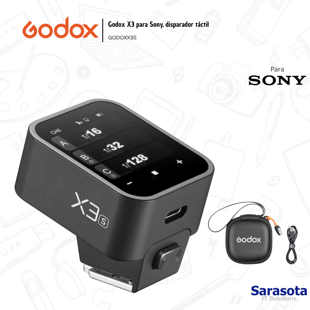 accesorios para electronica - Godox Disparador X3 para Sony Garantía 1 año 1