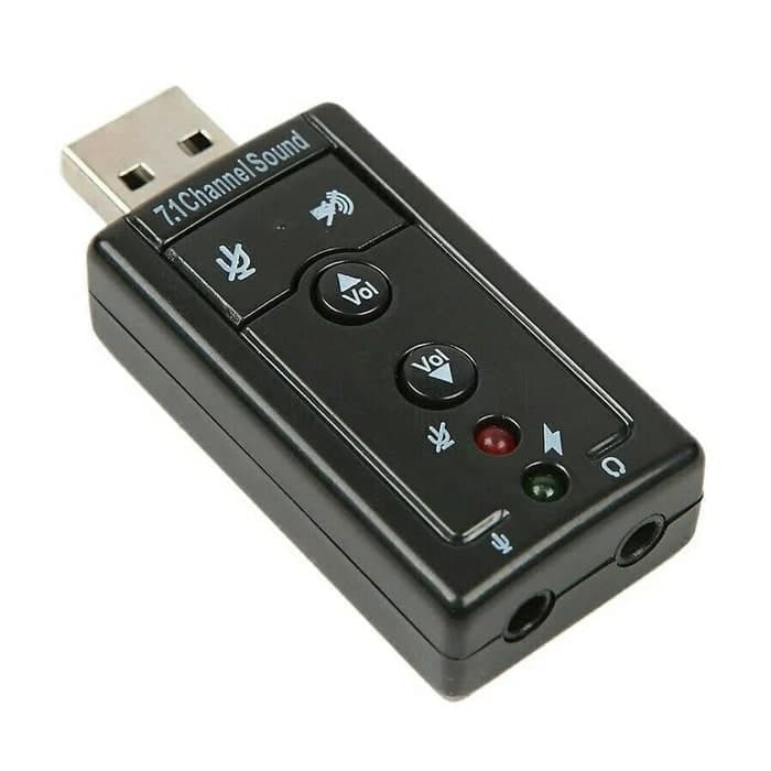 accesorios para electronica - Adaptador USB de sonido - audio para PC 7.1 1
