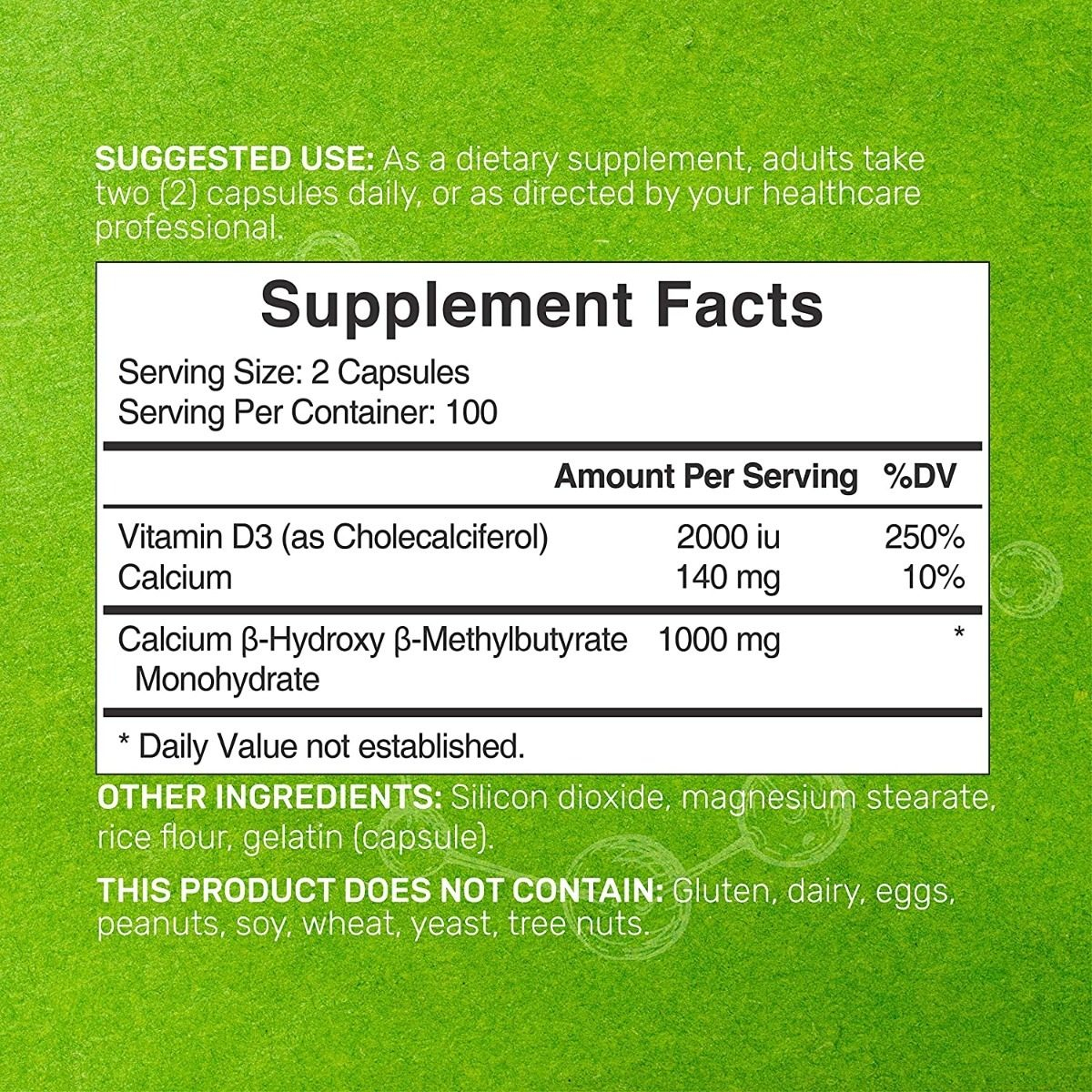 Salud y Equipamiento Médico - Hmb 1000mg 200caps Eagleshine - Un - Unidad A $1244 1