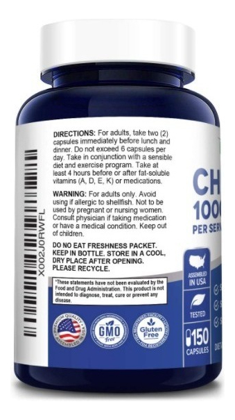 Salud y Equipamiento Médico - Chitosan 1000 Mg - 150 Uds 2