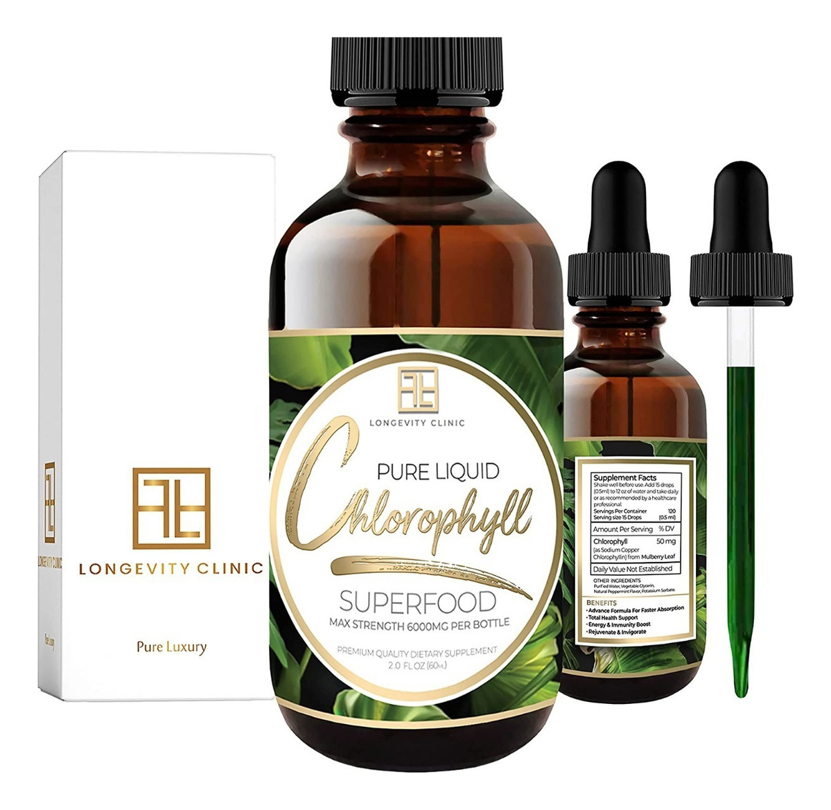 Salud y Equipamiento Médico - Clorofila 50 Mg Longevity Clinico 0