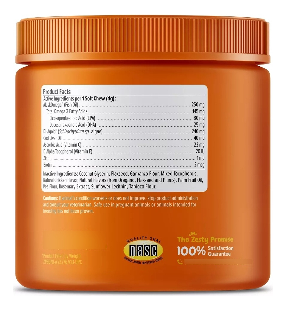 Salud y Equipamiento Médico - Zesty Paws Omega Bites Dogs 1