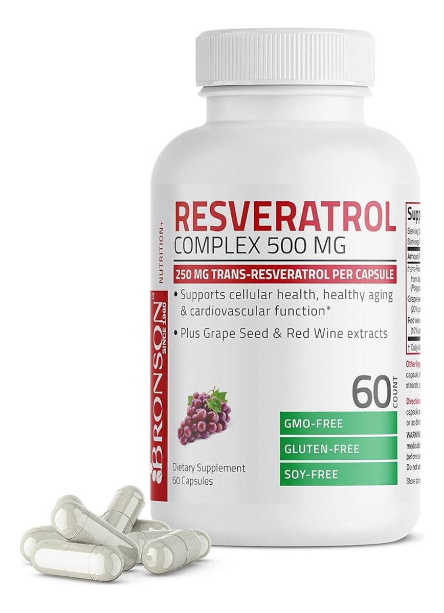 Salud y Equipamiento Médico - Resveratrol Complex 500mg