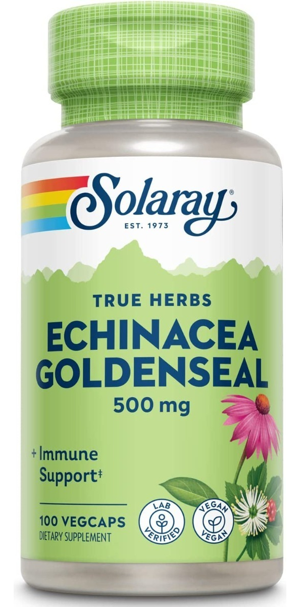 Salud y Equipamiento Médico - Equinacea 500 Mg Solaray - Unidad 0