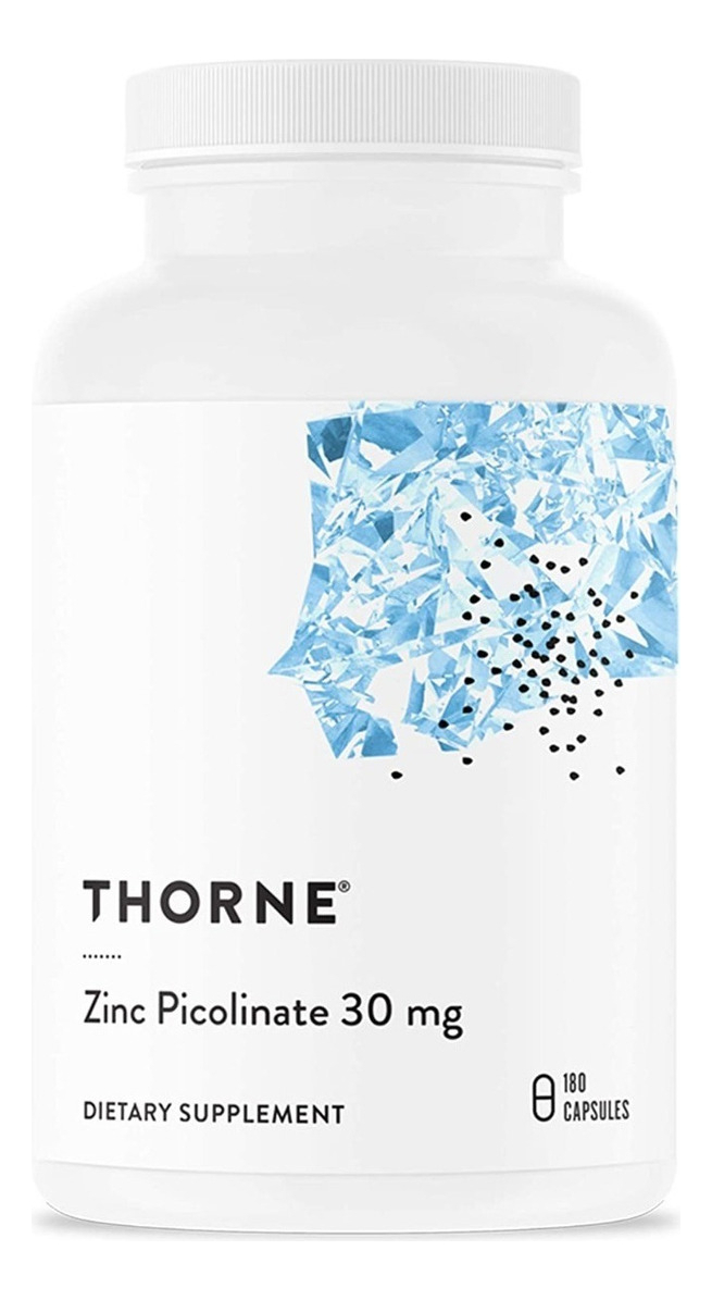 Salud y Equipamiento Médico - Picolinato Zinc 30 Mg Thorne 0