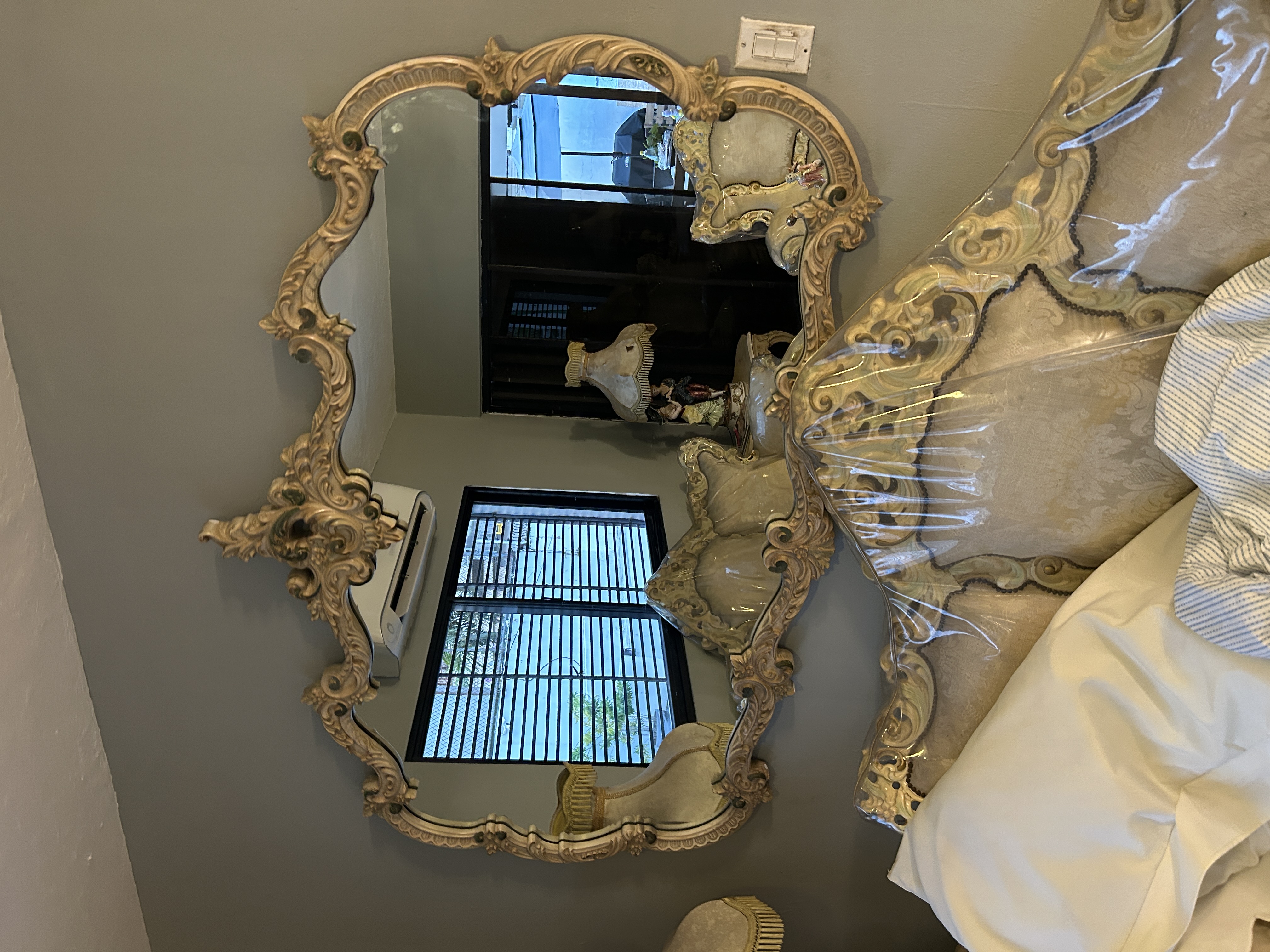 decoración y accesorios - Espejo antiguo italiano alta cualidad 0