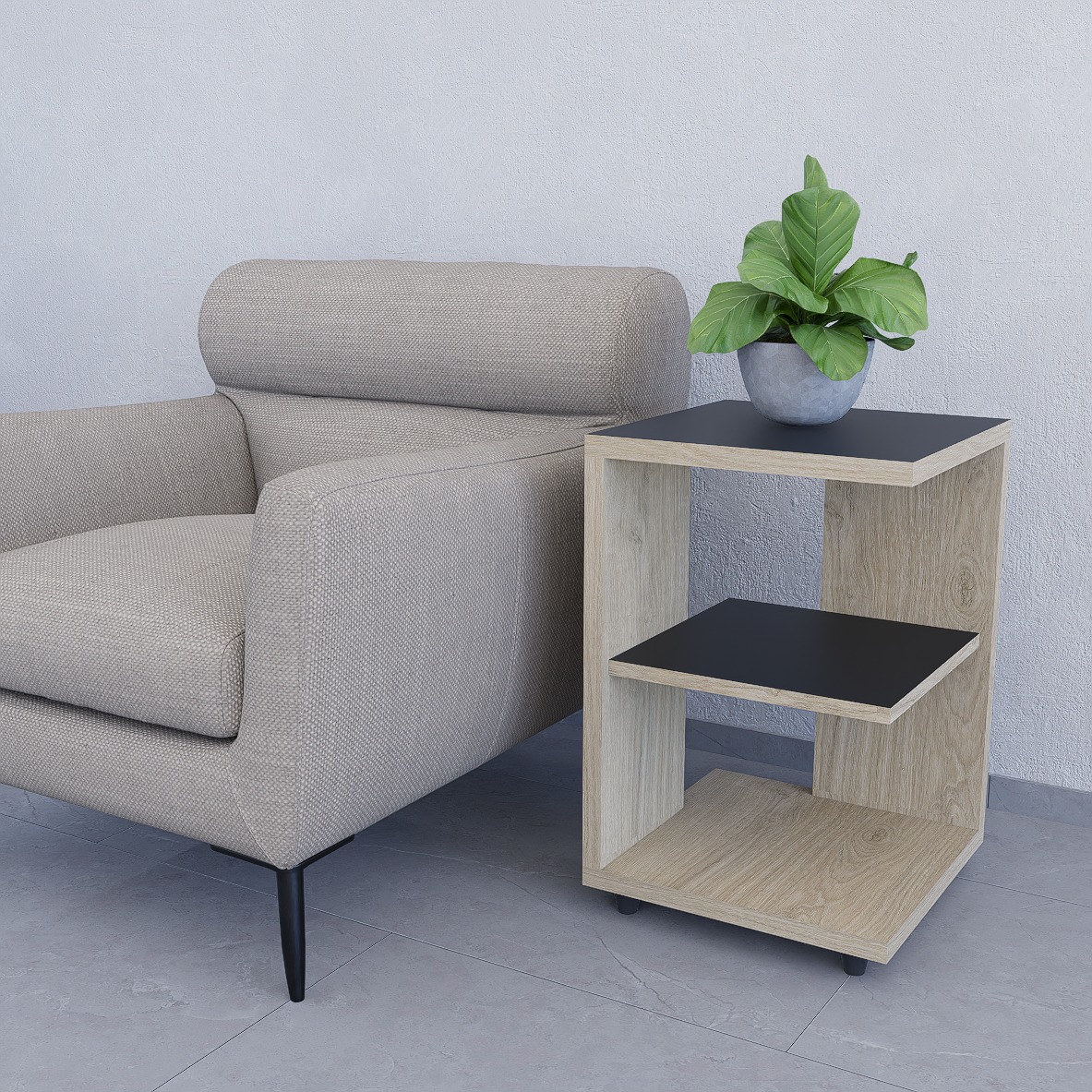 muebles y colchones - Mesas auxiliares de melamina. NUEVAS Y RESISTENTES. Cada una cuesta 2,500 pesos. 5