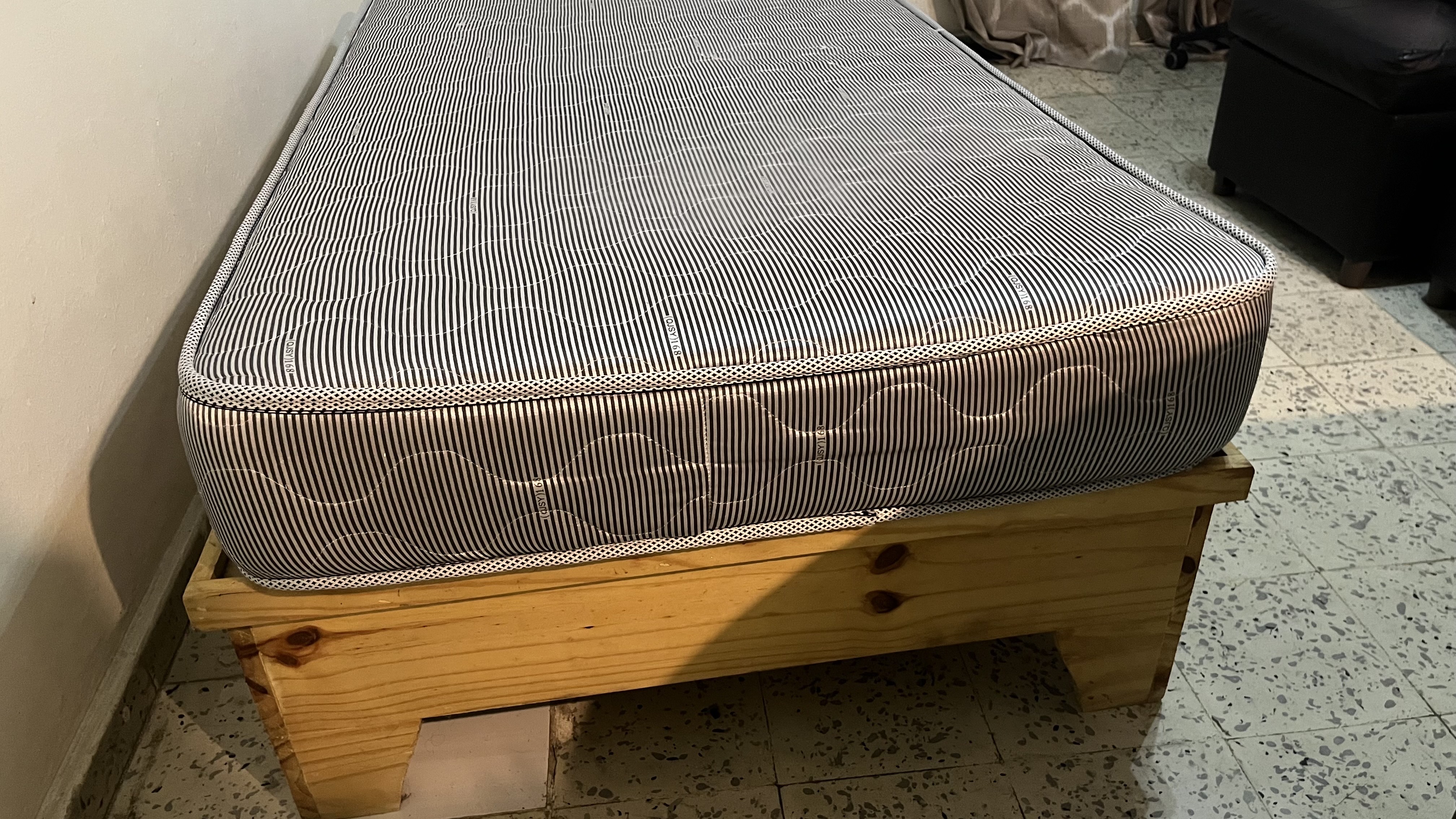 muebles y colchones - Base de Cama Twin + Colchón pilowtop incluido  5