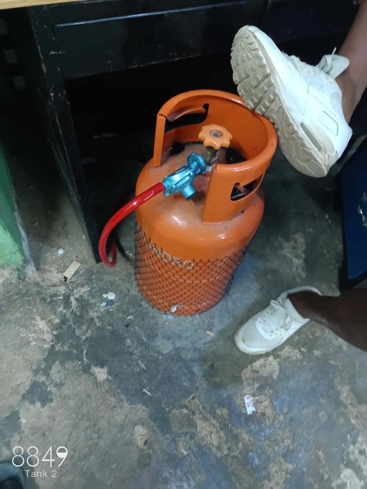 herramientas, jardines y exterior - carrito de chimi y tanque de gas 