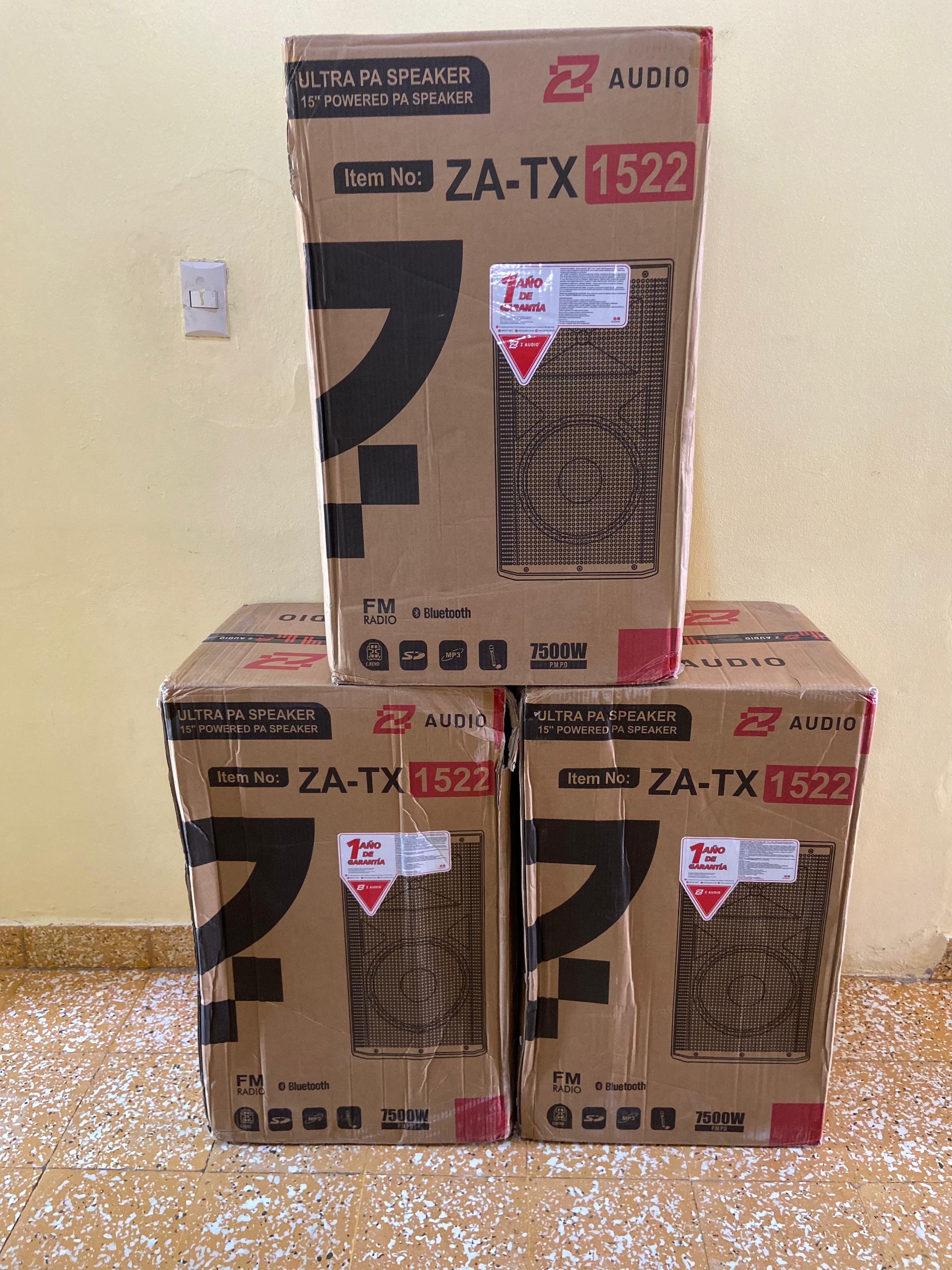 camaras y audio - Bocina alta potencia z audio 15 pulgadas 7,500 watts modelo ZA-XT 1522. 3