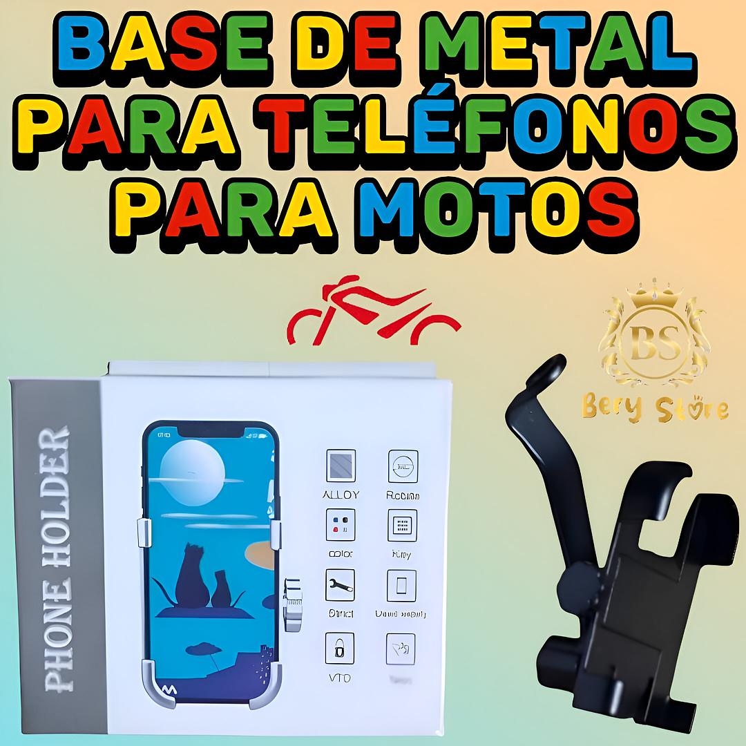 accesorios para vehiculos - 🎀 SOPORTE PARA CELULAR PARA MOTO | SOPORTE DE METAL PARA CELULAR PARA MOTO |  1