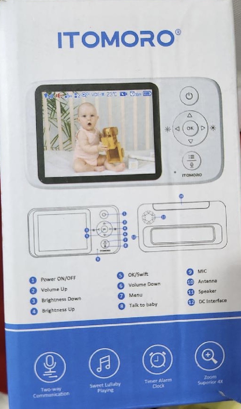 cuidado y nutricion - Monitor de bebé como nuevo en su caja  6
