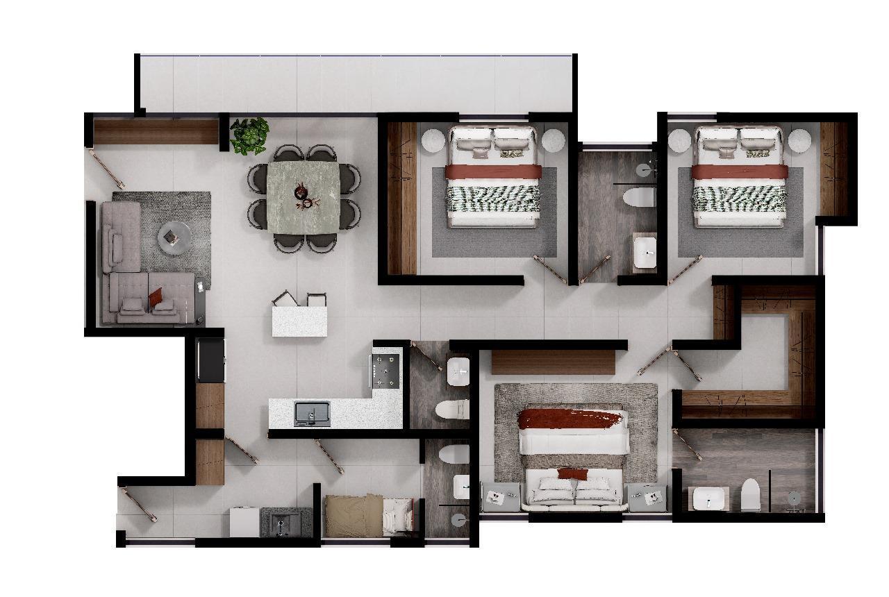 apartamentos - Torre Berna – Exclusivos Apartamentos en venta en La Española, Santiago 5