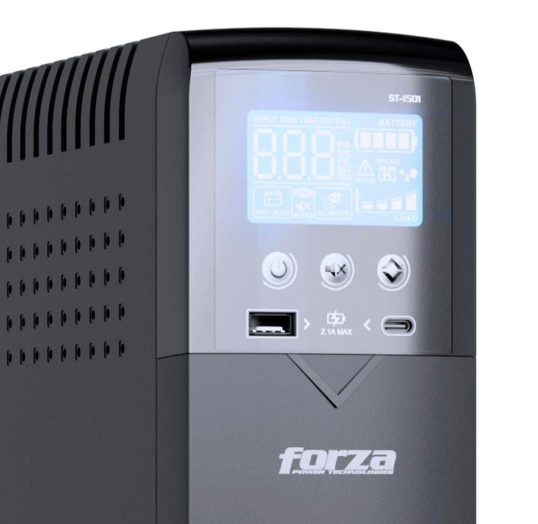 computadoras y laptops - UPS Inteligente 1.5K / 900W con Pantalla LCD y Reg 4