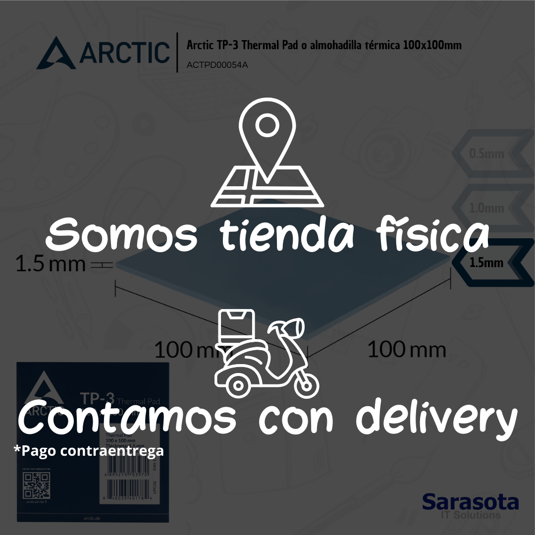 accesorios para electronica - Arctic Thermal Pad TP-3 Almohadilla térmica 1.5mm 1