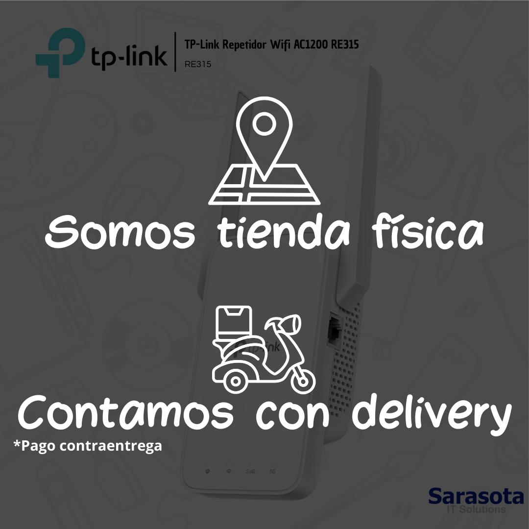 accesorios para electronica - TP-Link Repetidor Wifi AC1200 RE315 3