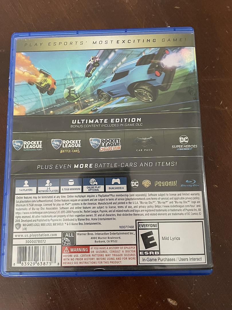 consolas y videojuegos - Rocket league ultímate edition PlayStation 4 1