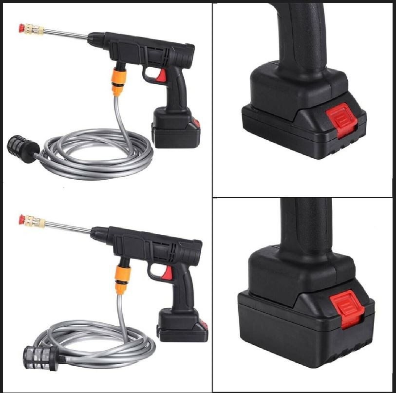 herramientas, jardines y exterior - Maquina de agua a presion portatil  2 baterias 24v y 48v 1
