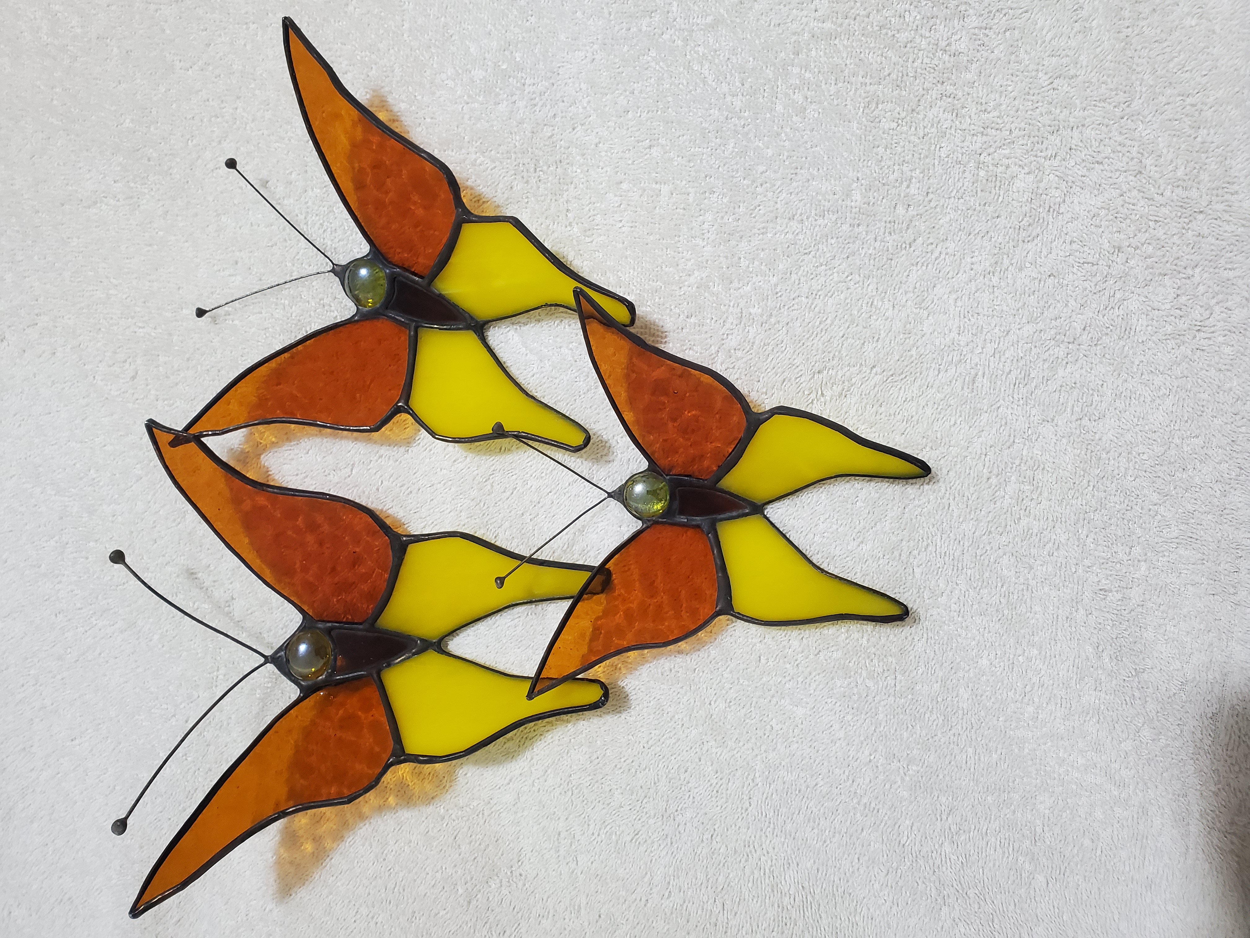 decoración y accesorios - Mariposas en arte vitral 1