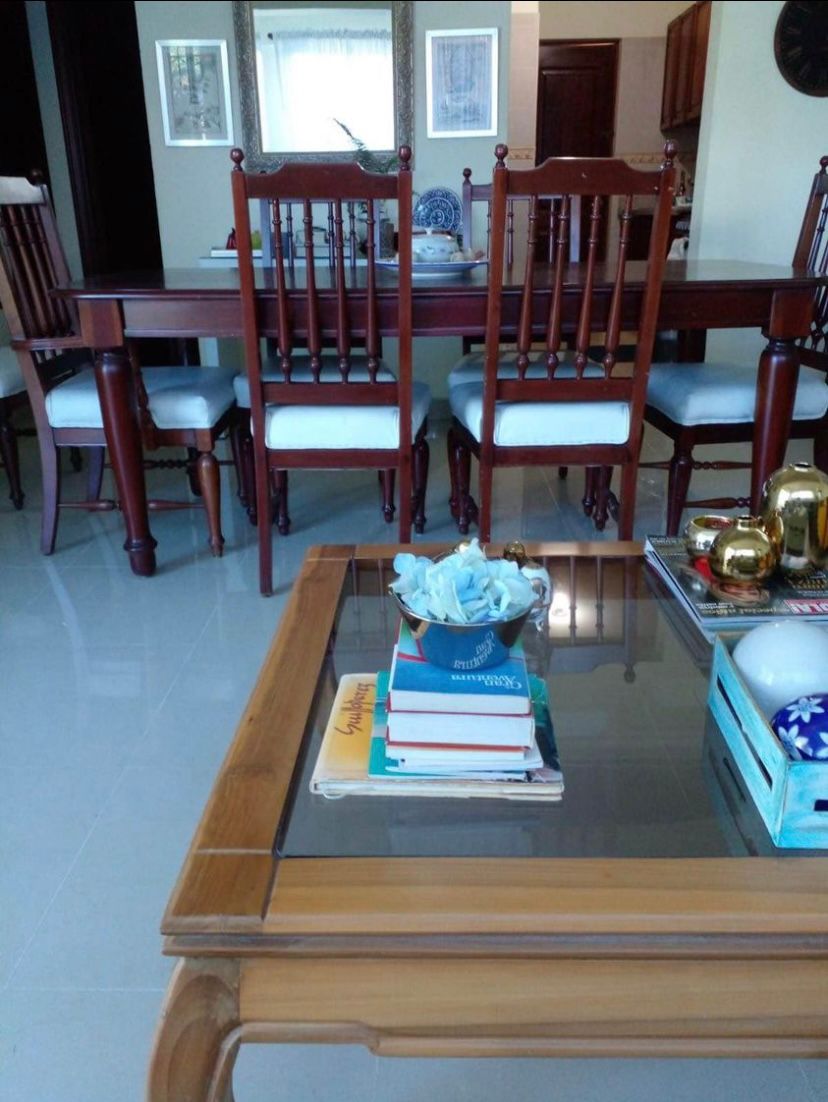 muebles y colchones - Juego de comedor en caoba centenaria 1