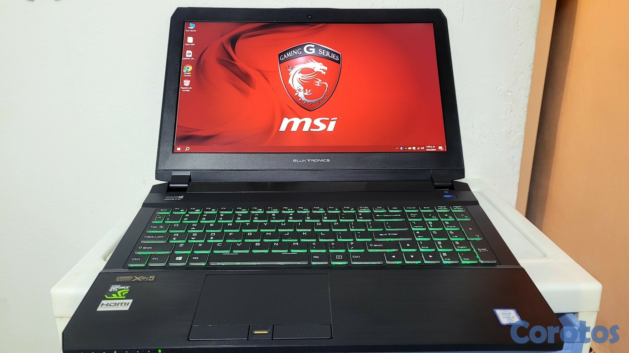 computadoras y laptops - Laptop Sager Gaming 17 Pulg Core i7 Ram 32gb ddr4 Disco 1tb Nvidea Gtx 1060 6GB 1