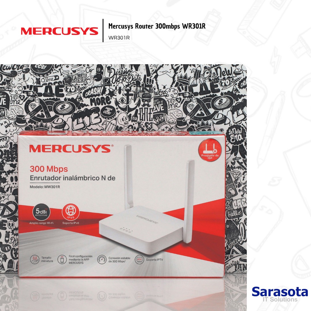 otros electronicos - Mercusys Router 300mbps WR301R 1