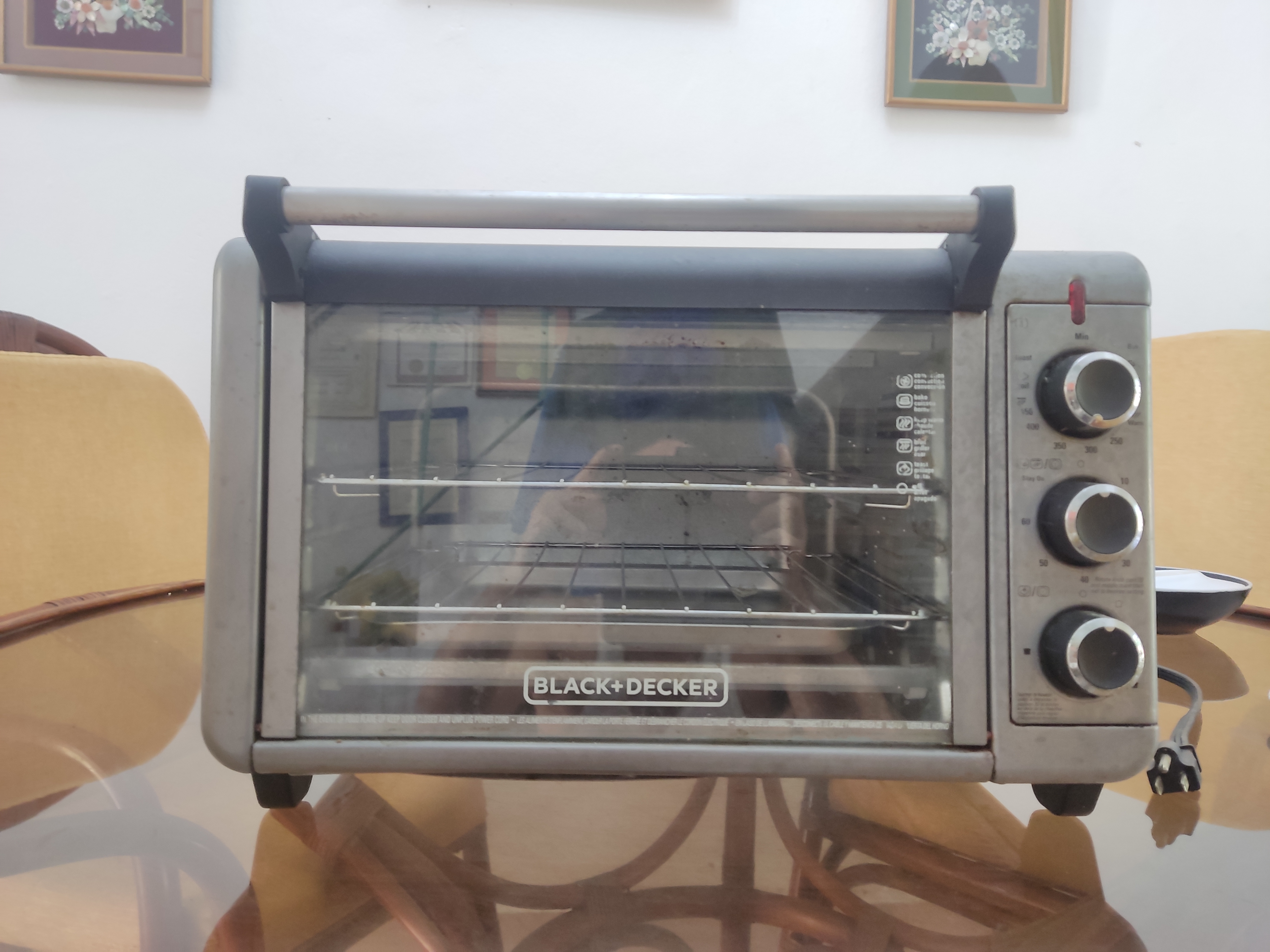 electrodomesticos - Horno eléctrico 3 parrillas Black-Decker  2