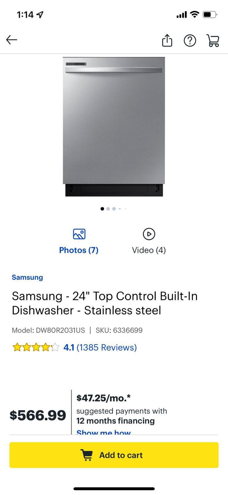 electrodomesticos - Lavaplatos Samsung Nuevo 