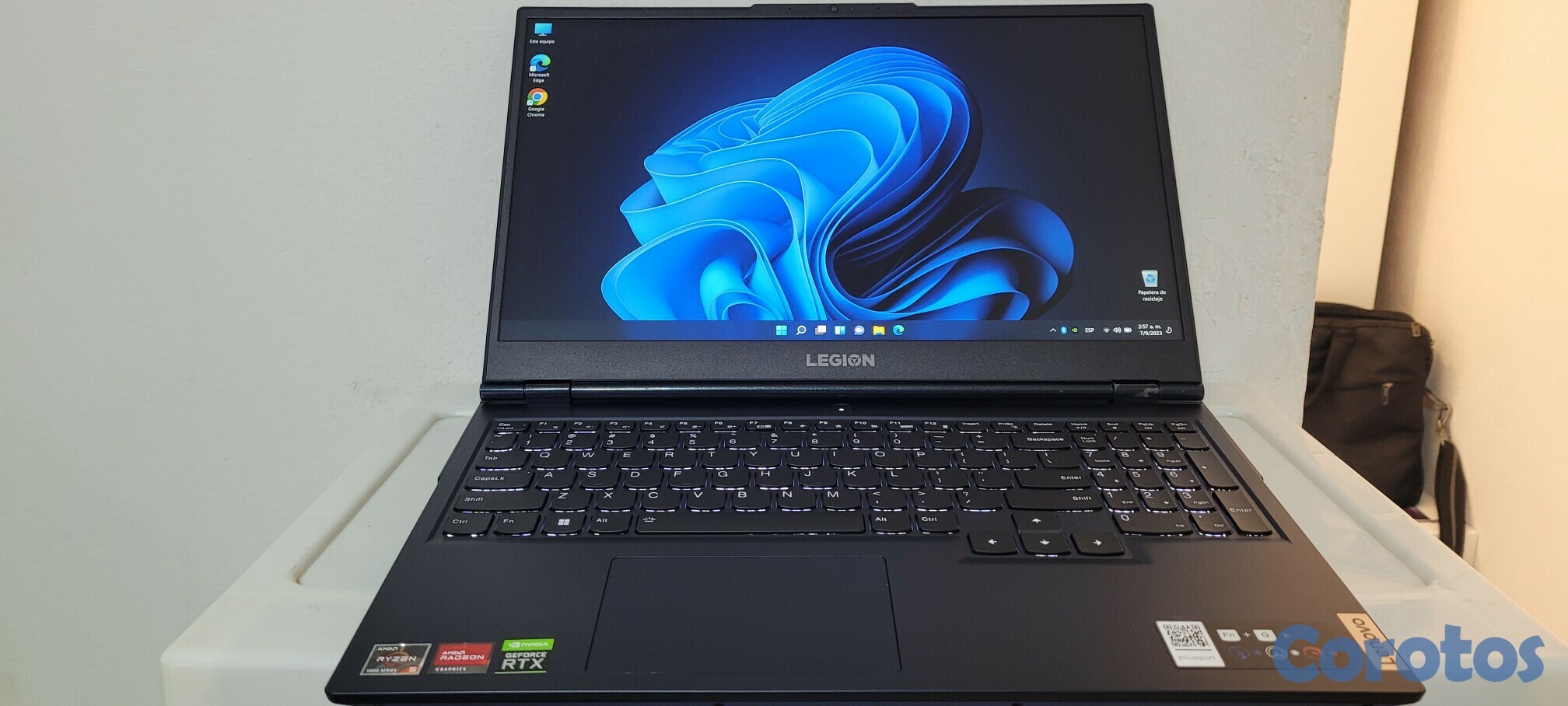computadoras y laptops - Lenovo Slim Gaiming Ryzen 5 Ram 16gb ddr4 SSD 512GB nVidea RTX 3050Ti 4gb New 1