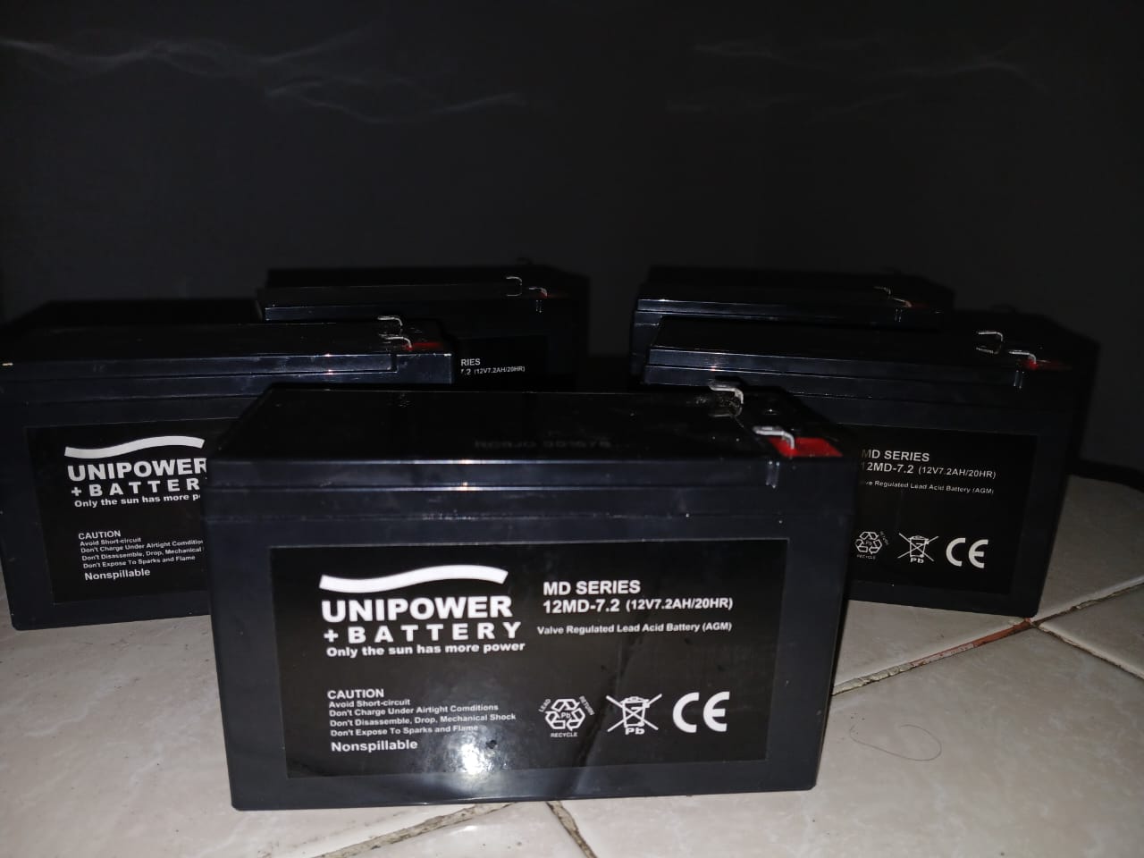 plantas e inversores - Bateria 12 v - 7.2A